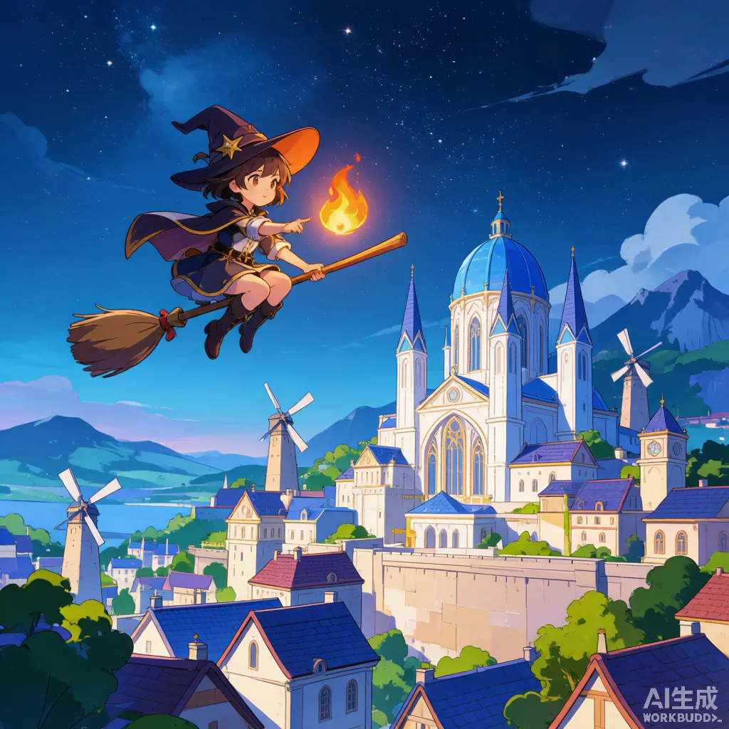 The Little Witch and the Undying Fire